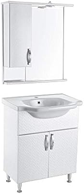 Celik Ayna Clk640 65 Lik Pvc Ayakli Lamine Lux Banyo Dolabi Amazon Com Tr