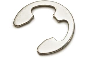 MOLLIFII External-E E-Clip, Stainless Steel Plain Finish, 1/2 in Shaft Dia, 10 PK, Mfr: E-50SS-A