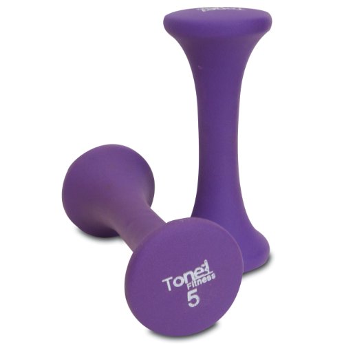 Tone Fitness Hourglass Shaped Dumbbells, Pair | Multiple Choices