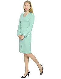 Marycrafts - Vestido de noche para mujer, diseño de peplum