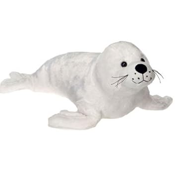 large seal stuffed animal