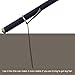 ZEMIO Stainless Steel Pole Ground Support Fishing Rod Holder w/Bite Bell Light 2 Pack