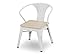 Delta Children Bistro Kids Play Table with 2-Piece Chair Set | White with Driftwood | Ideal for Arts & Crafts, Snack Time, Homeschooling, Homework & More