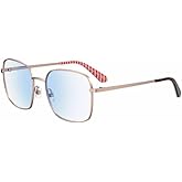 kate spade new york Women's Salome/BB Rectangular Reading Glasses, Gold/Blue As, 52mm, 17mm + 1.5