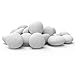 Regal Flame Set of 24 Light Weight Ceramic Fiber Gas Ethanol Electric fireplace Pebbles in White