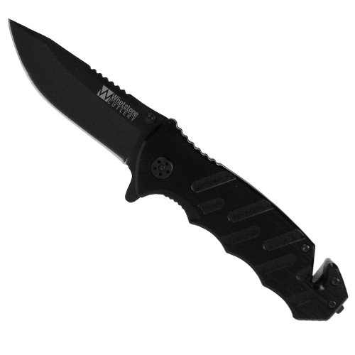 Whetstone Cutlery 25-28345 Tough Rescue Tactical Folding Knife