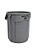 Rubbermaid Commercial Products FG262000GRAY-V Brute Container with Venting Channels, 20 gal, Gray, (Pack of 6) primary