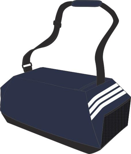 adidas Unisex TIRO Duffle Bag SMALL, Team Navy Blue 2/White, One Size 4