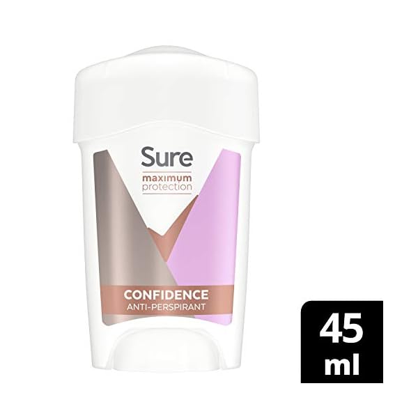 Sure-Women-Maximum-Protection-Confidence-3x-stronger-sweat-protection-Anti-perspirant-Cream-Stick-for-96-hour-protection-45-ml Sure Maximum Protection Confidence 96h protection deodorant Anti-perspirant Cream Stick for 3x stronger* sweat…
