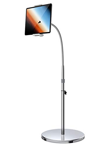 Photo 1 of Tablet Floor Stand Gooseneck - Lamicall Tablet Holder Mount with Adjustable Height and 10.6lb Stable Base