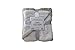 Posh Home Sweater Cable Knit Throw with Ultra Soft Sherpa Lining - Reversible - 50x60 - Oatmeal