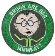 Patch - South Park - Drugs Are Bad Mmmkay Patch SP127