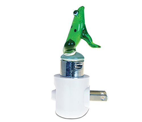 Puzzled Spotted Green Frog Led Night Light 2 Inch Plug In Energy