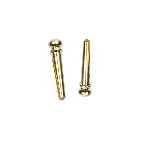 image for Imelod Guitar Bridge Pins Pegs Guitar Parts 6pcs Brass Copper for Acou