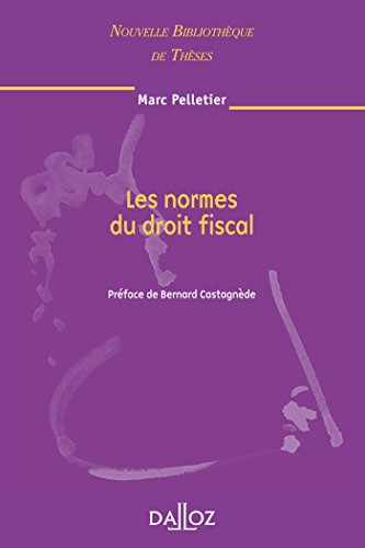Les  normes du droit fiscal