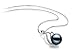 Tracy Black 12-13mm AA Quality Freshwater 925 Sterling Silver Cultured Pearl Pendant For Women