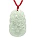 Dahlia Jadeite Grade A Jade Chinese Zodiac Amulet Adjustable Pendant Necklace