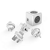 Travel Adapter, Allocacoc PowerCube Rewirable