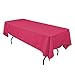 Gee Di Moda Rectangle Tablecloth - 60 x 102 Inch Fuchsia Table Cloth for 6 Foot Rectangle Table - Heavy Duty Washable Fabric - for 6 Ft Buffet Table, Holiday Party, Dinner, Wedding & Baby Shower