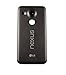 OEM LG Google Nexus 5X Battery Back Case Door Cover Housing H790 H791 Black w Flash Diffuser + DIYFUN Portable Cell Phone Holder