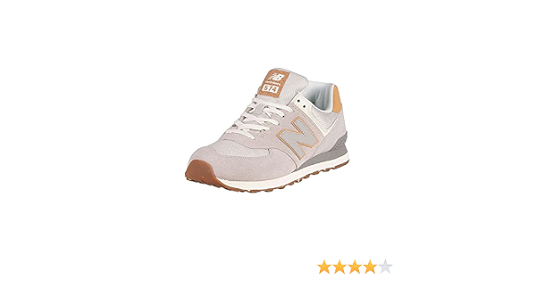 Balance 574 Mens Grey/Tan Trainers-UK 