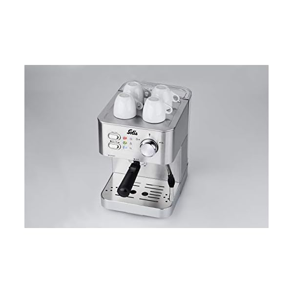 Solis Primaroma 1010 Kaffeemaschine - Espressomaschine mit Dampf- und Heißwasserfunktion - Siebträger Kaffeemaschine… – Bild 3