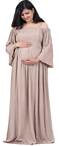 Bloosom Bells Women's Viscose Crepe Maternity Wear(004_White)