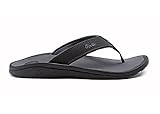 OluKai 'Ohana Sandal - Men's Black/Dark Shadow 12