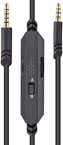 A10 A40 Headsets Cord Replacement Inline Mute & Mic Volume Control Audio Cable Compatible with Astro A10 A40 A30 A50 G633 G933 Gaming Headphones, for Xbox One Play Station PS4 Smartphone