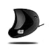ADESSO Wired Vertical Ergonomic Illuminated Optical 6-Button USB Mouse - Right Hand Orientation, Black
