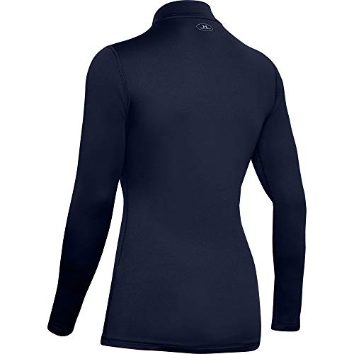 Under Armour Women's ColdGear Authentics Compression Mock , Midnight