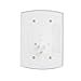 Cable Matters 2-Pack 3 Sided 6 Outlet Splitter Grounded Outlet Extender Wall Tap