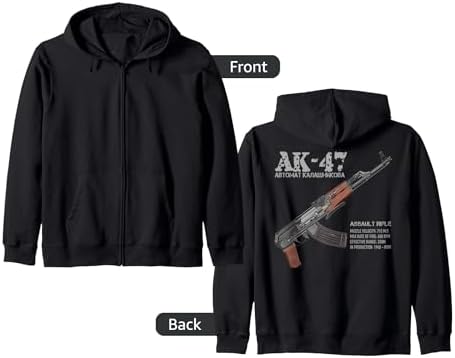 Sticker « AK-47 Assault Rifle Russian AK Kalachnikov Cutaway Schéma