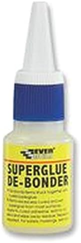 SUPERGLUE DE-BONDER 20ML Chemicals Adhesive - SUPERGLUE DE-BONDER, 20ML, Adhesive Colour: Transparent, Adhesive Type: -, Dispensing Method: Bottle, SVHC: No SVHC , Volume: 20ml