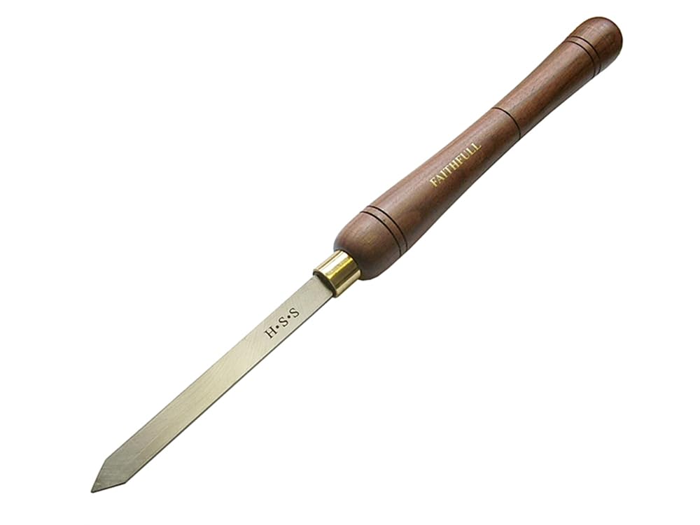 Faithfull HSS 15mm Parting Tool Full Length Woodturning Chisel