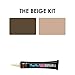 MagicEzy Tile Repairezy Bright Range - Ceramic Tile Chip Repair Fillers and Kits (Beige Kit)