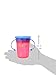 Nuby Plastic 1pk No Spill 2-Handle 360 Degree Wonder Cup - Colors May Vary, Red/Green/Pink/Aqua/Purple/Orange