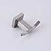KES Bath Towel Hook SUS 304 Stainless Steel Bathroom Shower Double Coat and Robe Hook Wall Mount Modern Square Brushed Finish, A21061-2