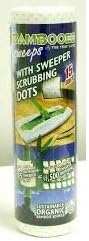 Bambooee Reusable Bamboo Sweeper Sheets with Sweeper Scrubbing Dots by Bambooee