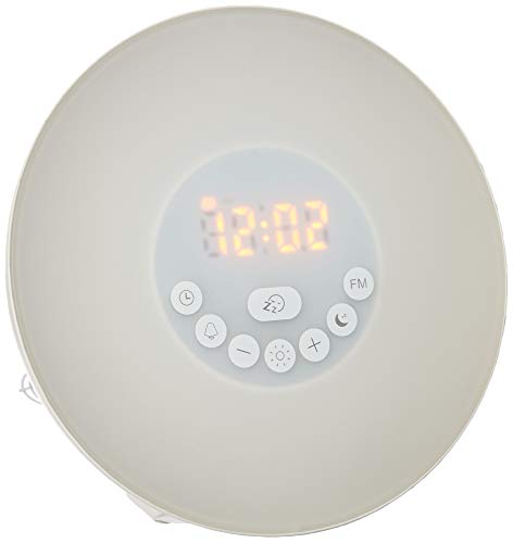 LEBE Natural Wake Up Light Alarm Clock,Upgraded Touch Contro