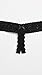 hanky panky, Signature Lace Crotchless Thong, Black, One Size (0-12)