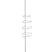iDesign York Steel Tension 4-Shelf Extendable Corner Storage Caddy - 8
