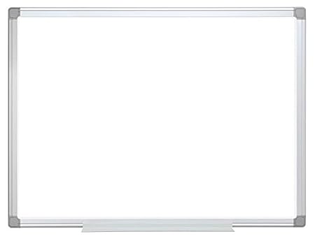 Bi-Office Earth - Umweltfreundliches Whiteboard, mit Aluminiumrahmen und Stifteablage, Magnettafel, Emaillierte Premiumoberfl