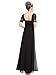 Ever-Pretty Half Sleeve Square Neckline Ruched Waist Evening Dress 08038