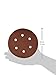 POWERTEC 180 Grit, 25 PK, 6 Inch Sanding Discs – Hook and Loop, 6-Hole Aluminum Oxide Orbital Sander Pads, Woodworking & Paint Round Sandpaper for Random Orbital, Air, Pneumatic & DA Sanders (45218)
