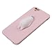 Lazy Cat 3D iPhone 6S Case, Cute 3D Soft Poke Squishy Silicone TPU Protective Cover for iPhone 6 (Pink/Polar Bear)