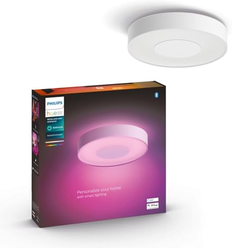 Philips Hue White & Col. Amb. Xamento Deckenl. M weiss