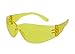 ABN Safety Glasses - Yellow Shade Lens, UV Protective, ANSI standard, Pack of 12