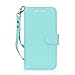 FYY Wallet Case for iPhone Xs Max, [Kickstand Feature] Luxury PU Leather Flip Phone Case Protective Folio Cover with [Card Holder] [Wrist Strap] for Apple iPhone Xs Max (6.5