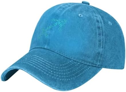 Blue Washed Cowboy Baseball Cap for Adults - Stylish and